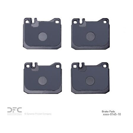 Dynamic Friction Co DFC 3000 Semi-Metallic Brake Pads - Dynamic Friction Company 1311-0145-10 1311-0145-10
